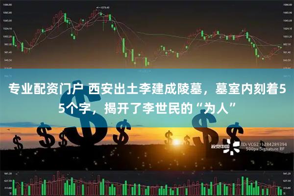 专业配资门户 西安出土李建成陵墓，墓室内刻着55个字，揭开了李世民的“为人”